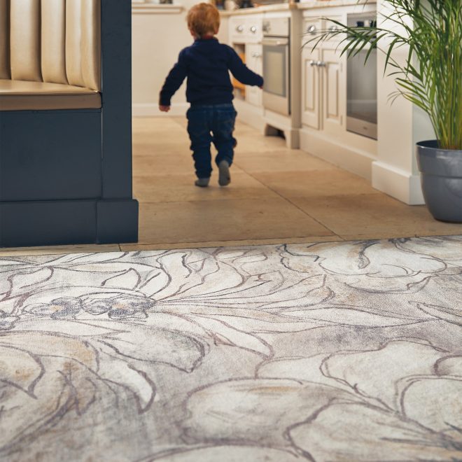 Eco-Washable | Art Floral Rug Eco-Washable Rugs UK Mainland Free Shipping