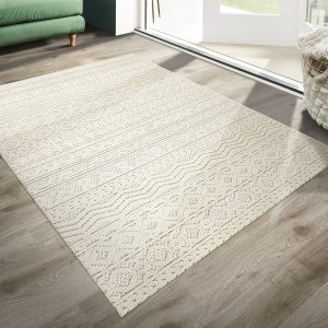 Atlas Graphic Cream Contemporary Rugs UK Mainland Free Shipping
