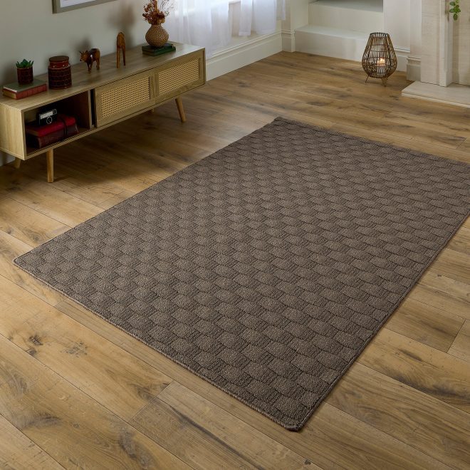 Sculptured Basket Weave | Mink Mats and Runners UK Mainland Free Shipping