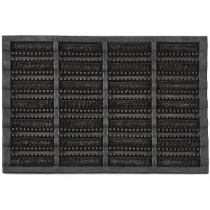 Door Mat Coir Scraper Mat – Black Doormats | Runners UK Mainland Free Shipping