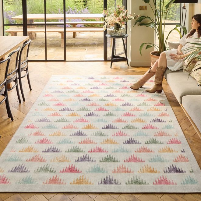 Eco-Washable | Bretton Multi Eco-Washable Rugs UK Mainland Free Shipping