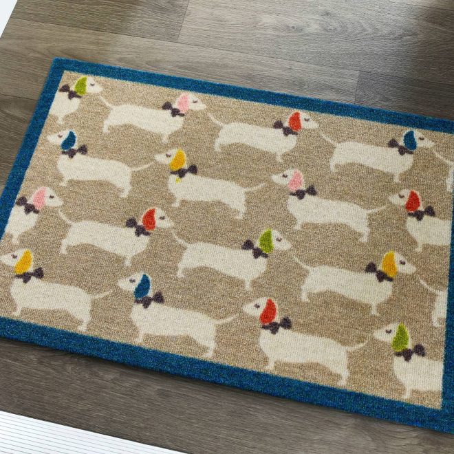 Patterned Doggie Mat & Runner Howler & Scratch | Pet Mats UK Mainland Free Shipping
