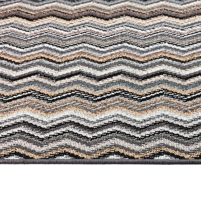 Candy Multi Monochrome ZigZag Mats and Runners UK Mainland Free Shipping