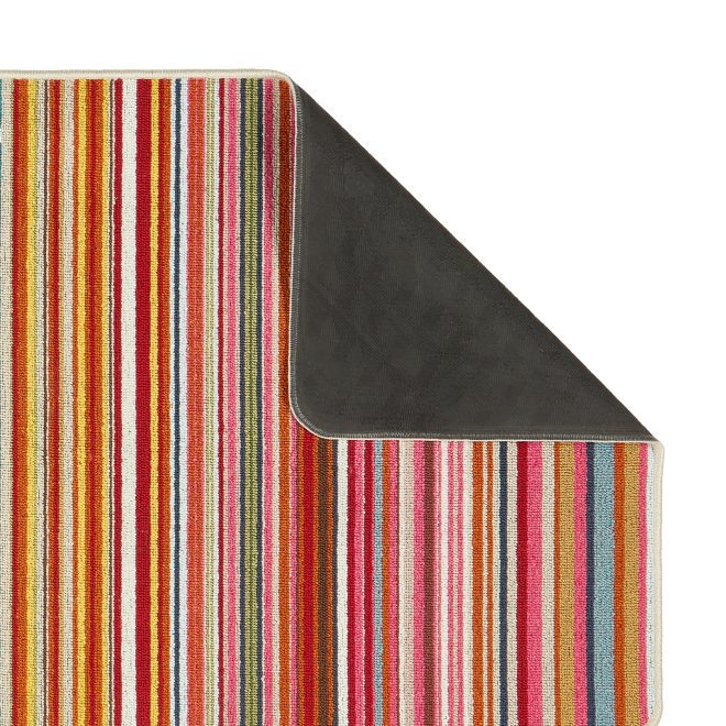Candy Multi Rainbow Stripe Runner Mats and Runners UK Mainland Free Shipping