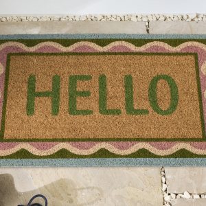 Door Mat | Hello Scallop Doormats | Runners UK Mainland Free Shipping