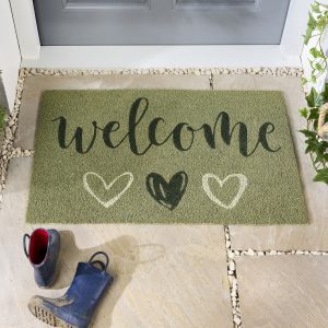Door Mat Welcome  | 45cm x 75cm Doormats | Runners UK Mainland Free Shipping