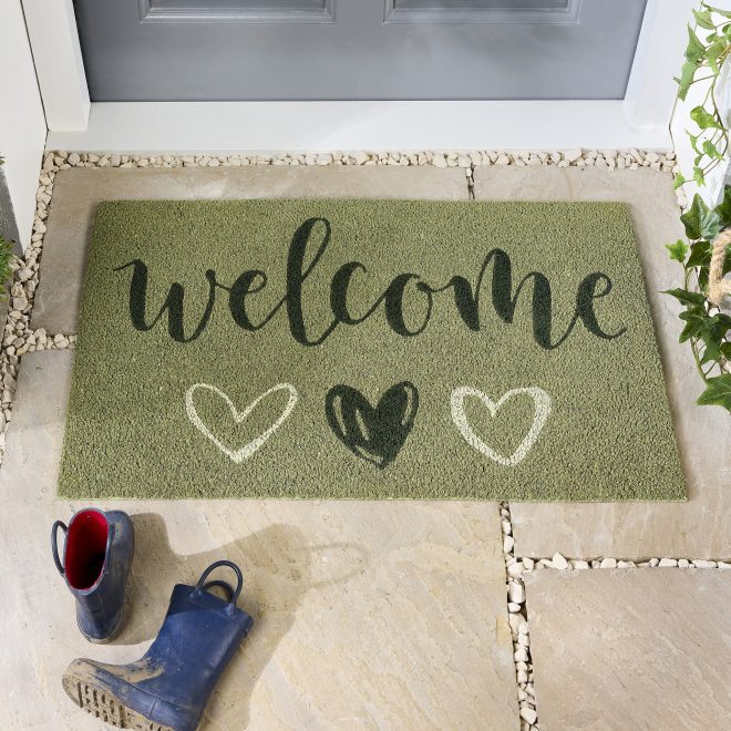 Door Mat Welcome  | 45cm x 75cm Doormats | Runners UK Mainland Free Shipping