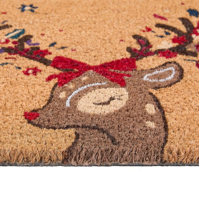 Door Mat | Christmas Colourful Deer Doormats | Runners UK Mainland Free Shipping