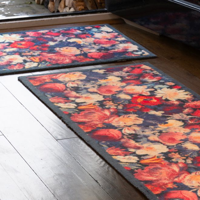 Dark Florals | Doormat & Runner Doormats | Runners UK Mainland Free Shipping