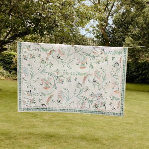 Eco-Washable | English Floral Rug Eco-Washable Rugs UK Mainland Free Shipping