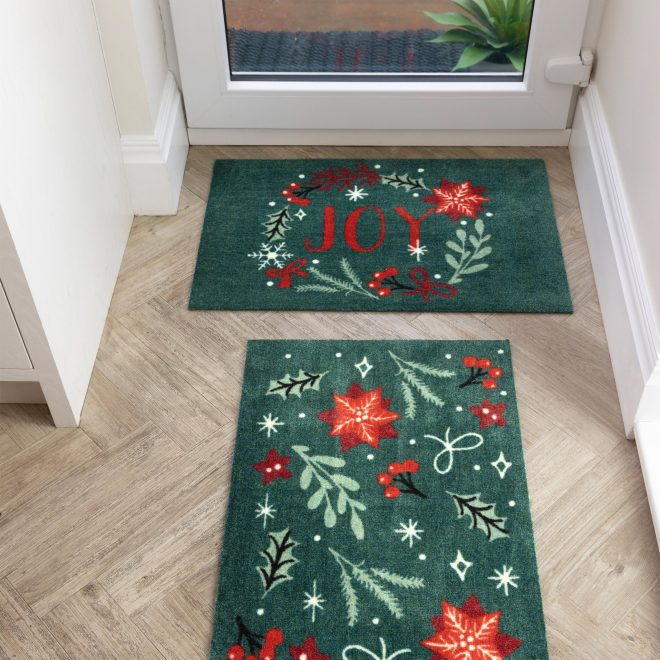 Festive Joy | Doormat Mats and Runners UK Mainland Free Shipping