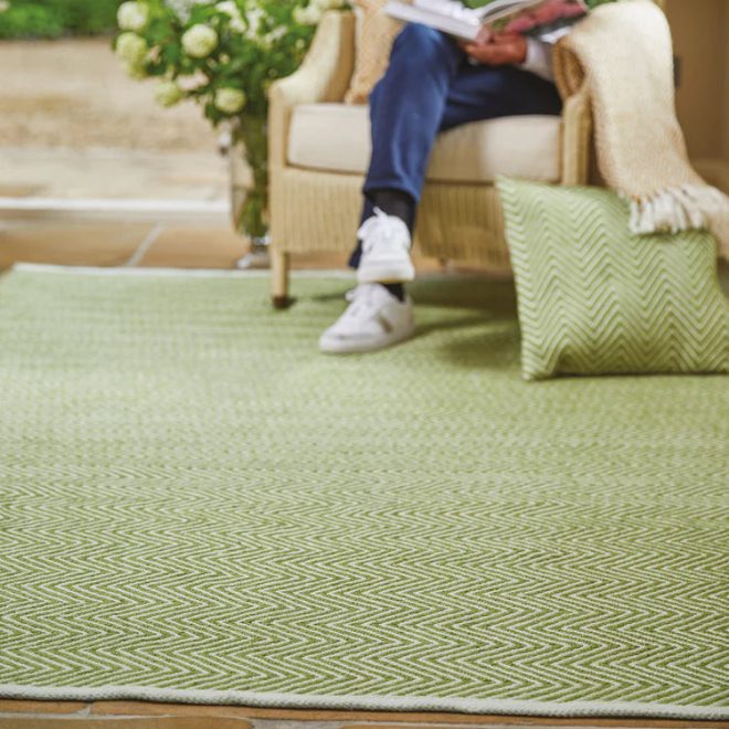 Herringbone | Green Eco-Washable Rugs UK Mainland Free Shipping