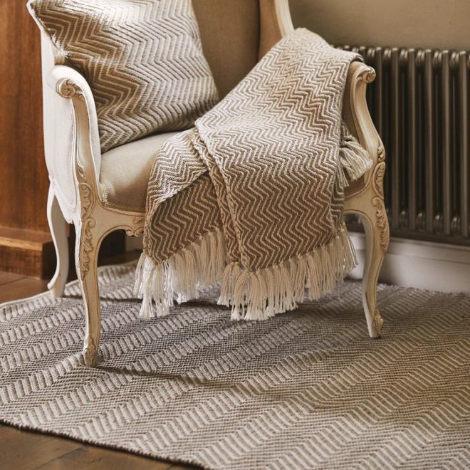 Herringbone | Rug Natural Eco-Washable Rugs UK Mainland Free Shipping
