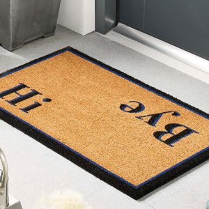 Door Mat Coir |  Hi Bye Doormats | Runners UK Mainland Free Shipping
