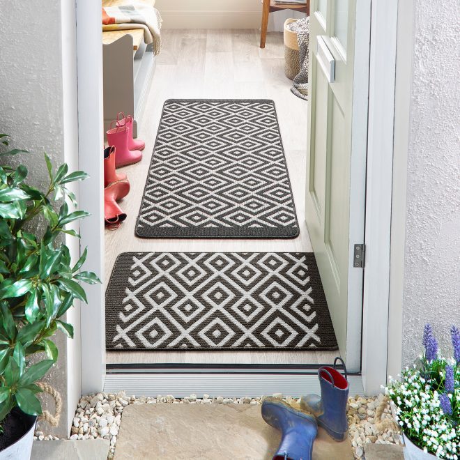 Cosy – Charcoal Mats and Runners UK Mainland Free Shipping