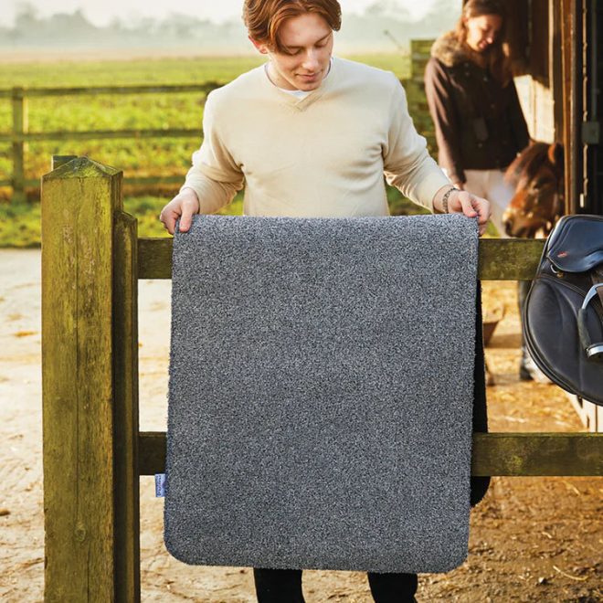 Plain Fleck | Light Grey Doormat Doormats | Runners UK Mainland Free Shipping