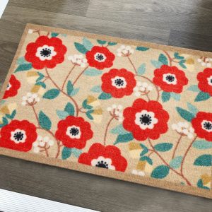 Floral Blooms | Doormat Mats and Runners UK Mainland Free Shipping