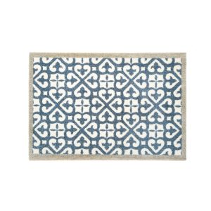 Harlequin Tile Blue Mats and Runners UK Mainland Free Shipping