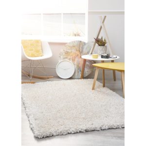 Portland Cream Shagpile Rugs UK Mainland Free Shipping