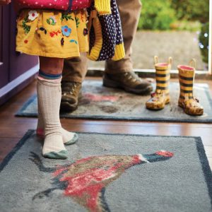Pheasant | Grey Washable Doormat Doormats | Runners UK Mainland Free Shipping