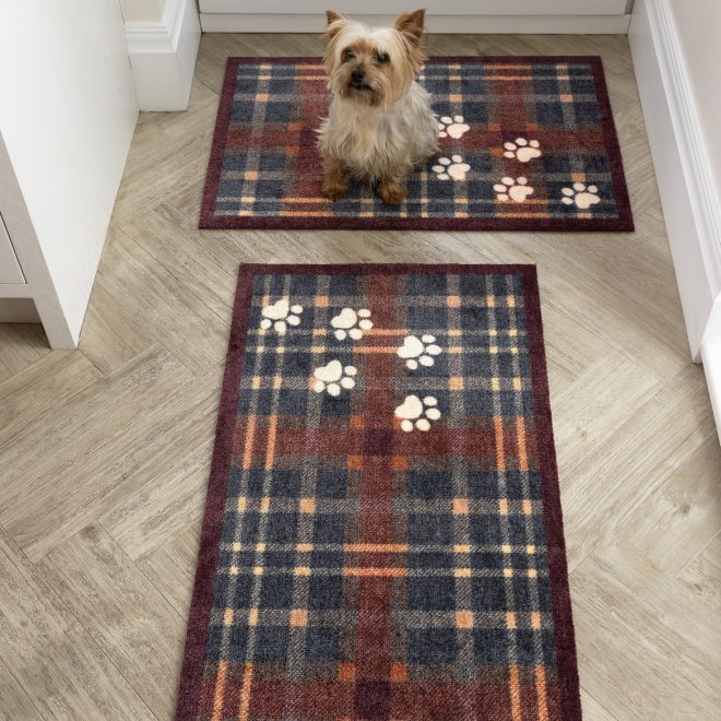 Plaid Paws | Mat & Runner Howler & Scratch | Pet Mats UK Mainland Free Shipping