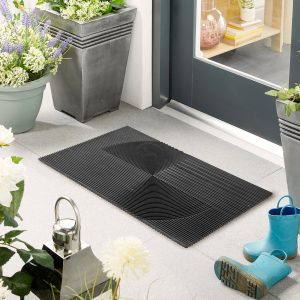 Reversible Rubber Curve Doormat Doormats | Runners UK Mainland Free Shipping