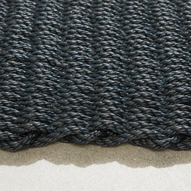 Door Mat | Outdoor Rope – Black Doormats | Runners UK Mainland Free Shipping