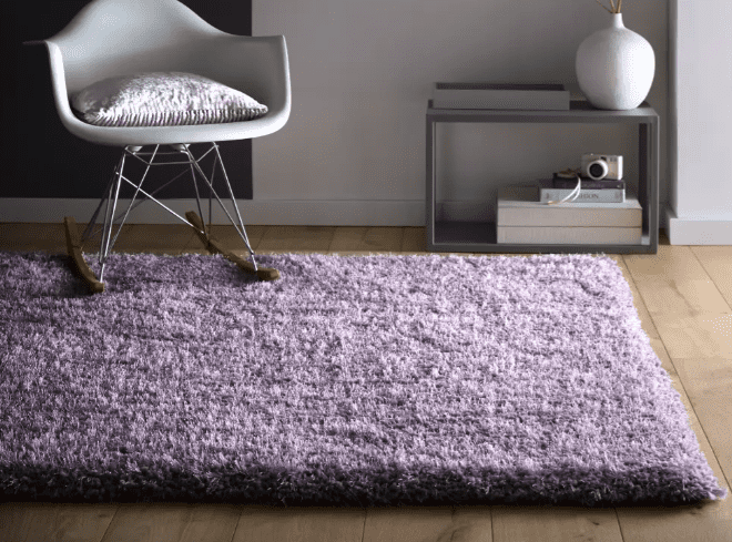 Chicago Lavender Shagpile Rugs UK Mainland Free Shipping