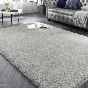 Lux Silver | Shagpile Rug Shagpile Rugs UK Mainland Free Shipping