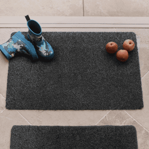 Plain Fleck | Charcoal Doormat Doormats | Runners UK Mainland Free Shipping