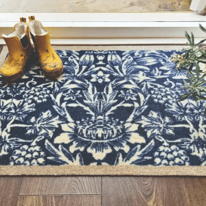 Heritage Blue Doormat Mats and Runners UK Mainland Free Shipping