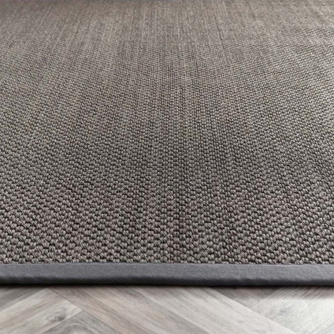 Sisal Dark Grey with Grey Border Best Sellers UK Mainland Free Shipping