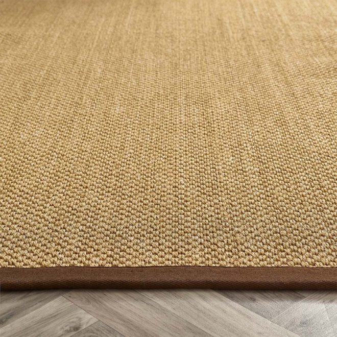 Sisal Natural | Brown Border Best Sellers UK Mainland Free Shipping