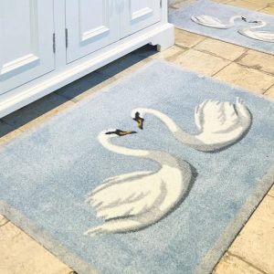 Two Swans | Bath Mat Bathroom Mats | Sets UK Mainland Free Shipping