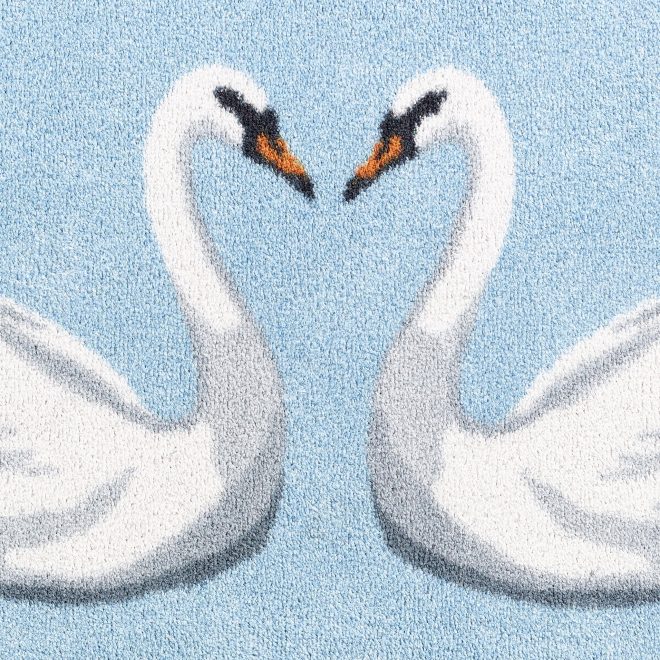 Two Swans | Bath Mat Bathroom Mats | Sets UK Mainland Free Shipping