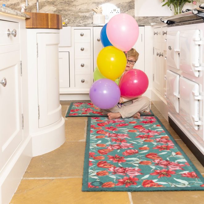 Tumbling Tulips | Doormat Doormats | Runners UK Mainland Free Shipping