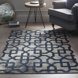 Avanti Rug Grey Blue Contemporary Rugs UK Mainland Free Shipping
