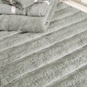 Bamboo Stripe – Grey Bath Mat Bathroom Mats | Sets UK Mainland Free Shipping