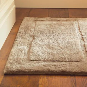 Bamboo Border – Latte Bath Mat Bathroom Mats | Sets UK Mainland Free Shipping