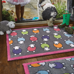 Marra Pink Herdy | Doormat & Runner Doormats | Runners UK Mainland Free Shipping