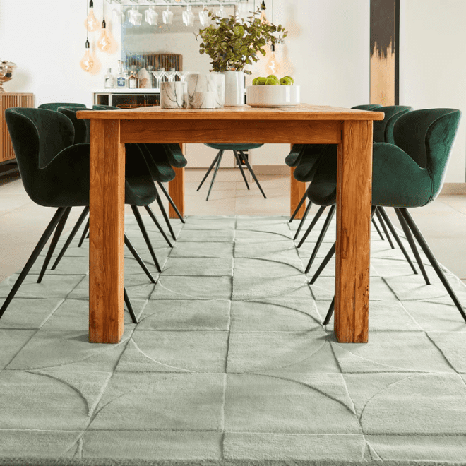 Penny Eucalyptus Wool Rugs UK Mainland Free Shipping