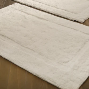 Bamboo Border – Cream Bath Mat Bathroom Mats | Sets UK Mainland Free Shipping