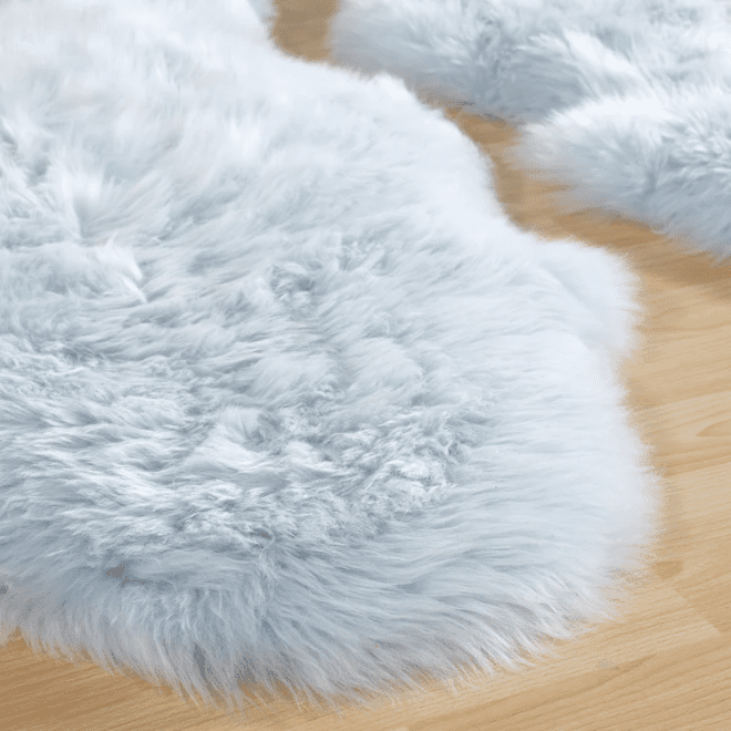 Sheepskin Rug Duck Egg Sheepskin Rugs UK Mainland Free Shipping