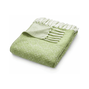 Trellis Throw Green Throws and Blankets UK Mainland Free Shipping