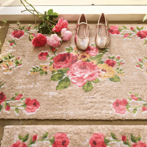 Vintage Rose Doormats | Runners UK Mainland Free Shipping