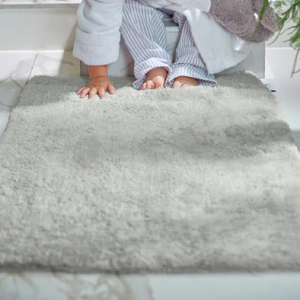 Bamboo Plain – Grey Bath Mat Bathroom Mats | Sets UK Mainland Free Shipping