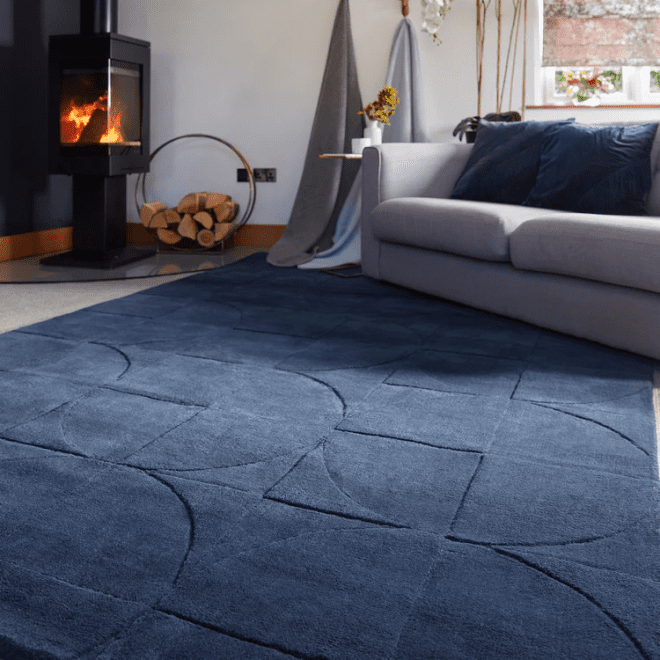 Penny Infinity Wool Rugs UK Mainland Free Shipping