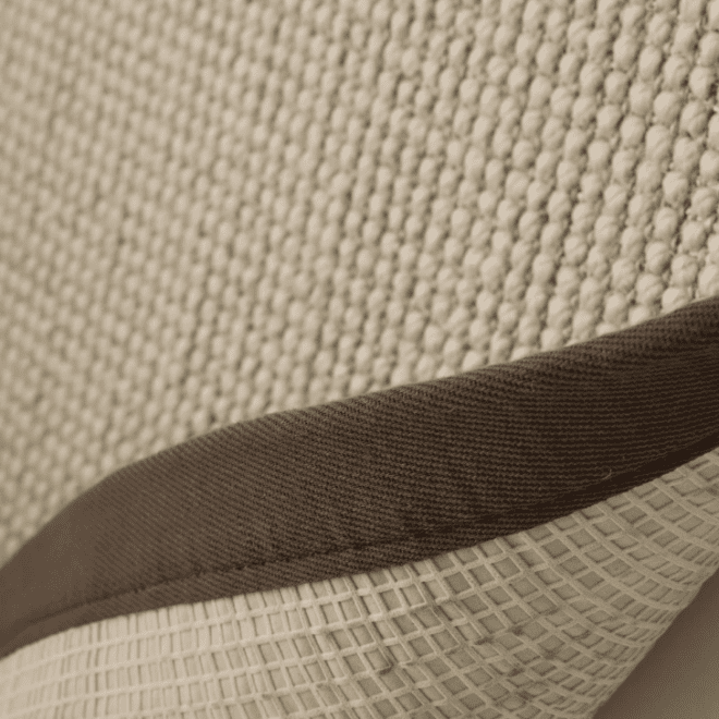 Sisal Boucle with  Mocha Border Sisal & Jute Rugs UK Mainland Free Shipping
