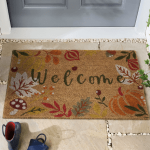 Printed Coir  |  Autumnal Welcome Doormats | Runners UK Mainland Free Shipping