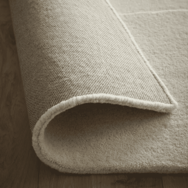 Sculptured Wool Rug | Boulder Cream Wool Rugs UK Mainland Free Shipping